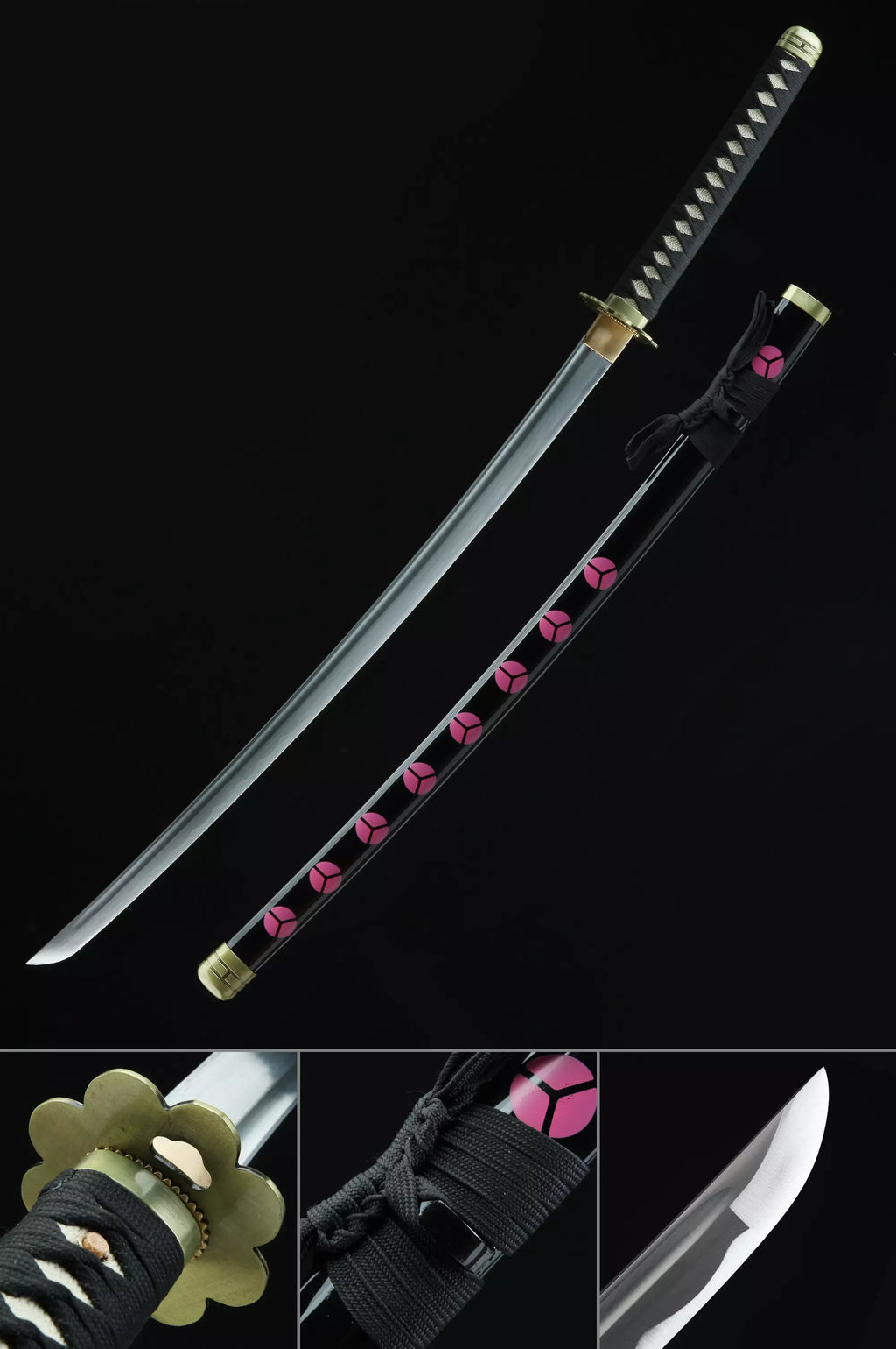 One Piece: Roronoa Zoro "Shusui" Katana - Black Blade