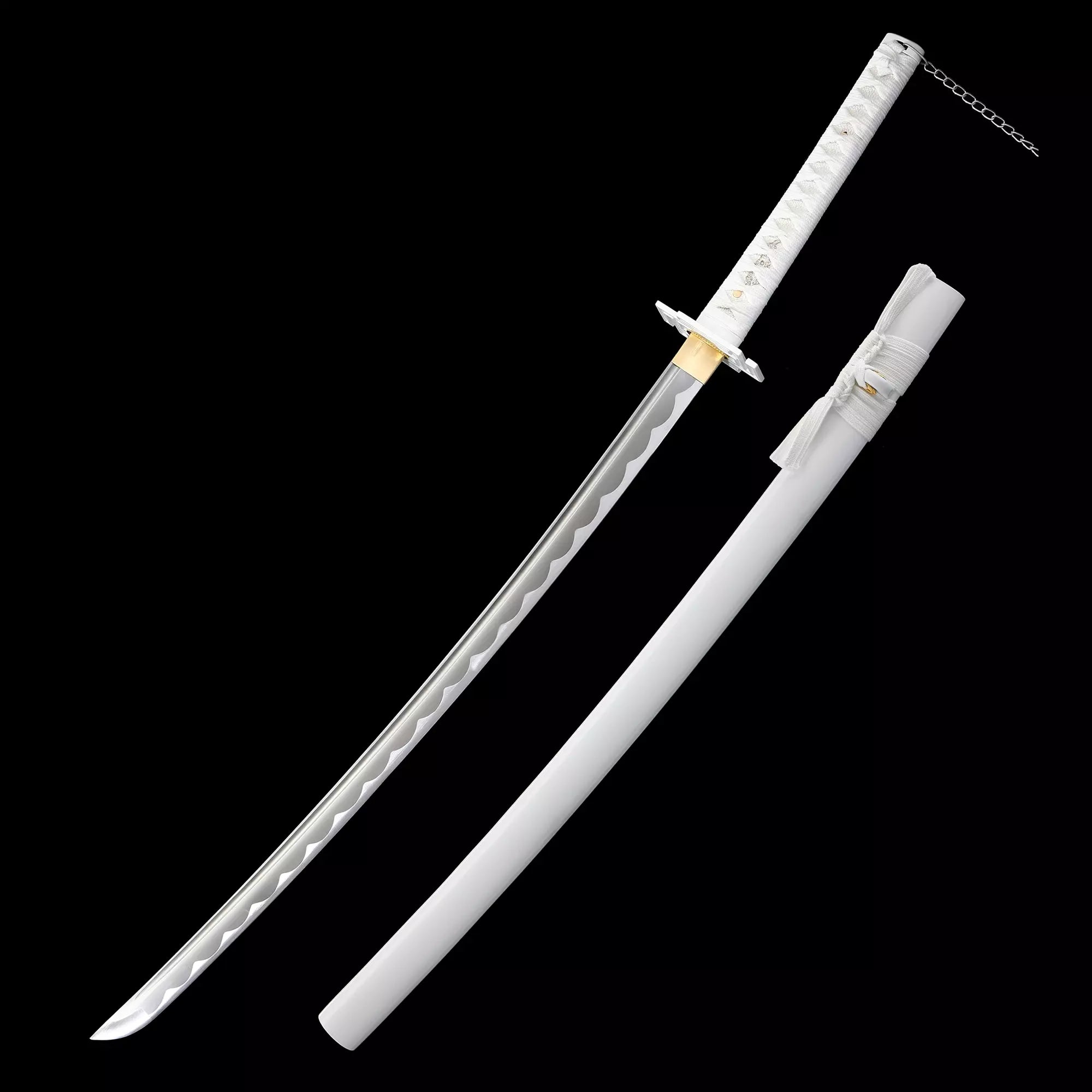 Bleach: Ichigo Kurosaki "White Tensa Zangetsu" Katana