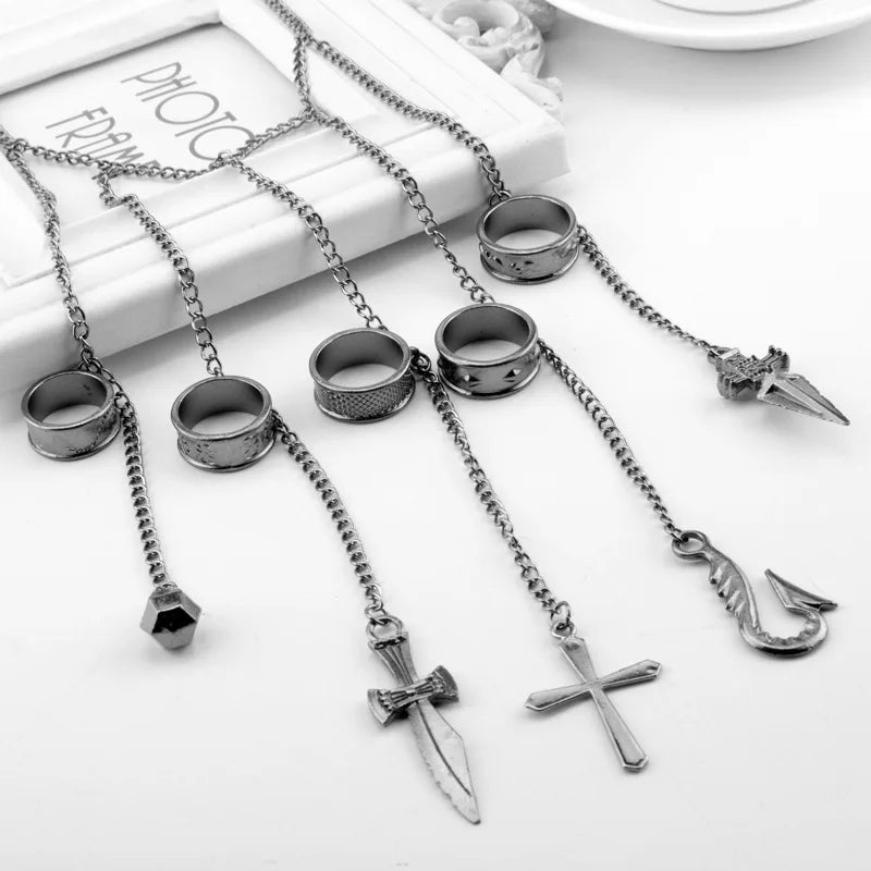 Hunter x Hunter: Kurapika 1:1 Scale Conjured Chain Rings Set