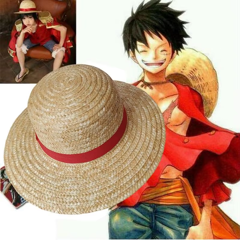 One Piece: Monkey D. Luffy "Straw Hat" - Natural Wheat Straw